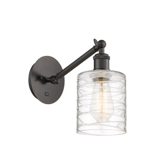 Ballston One Light Wall Sconce in Oil Rubbed Bronze (405|3171WOBG1113)