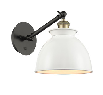 Ballston LED Wall Sconce in Black Antique Brass (405|3171WBABM14WLED)