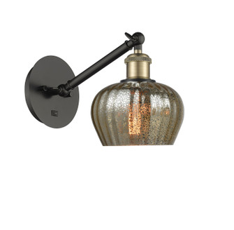 Ballston LED Wall Sconce in Black Antique Brass (405|3171WBABG96LED)