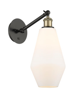 Ballston One Light Wall Sconce in Black Antique Brass (405|3171WBABG6517)