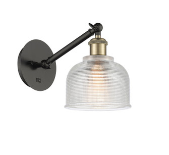 Ballston One Light Wall Sconce in Black Antique Brass (405|3171WBABG412)