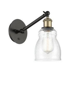 Ballston LED Wall Sconce in Black Antique Brass (405|3171WBABG394LED)