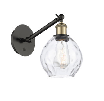 Ballston LED Wall Sconce in Black Antique Brass (405|3171WBABG362LED)