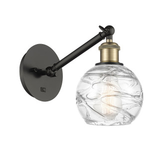 Ballston LED Wall Sconce in Black Antique Brass (405|3171WBABG12136LED)