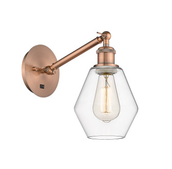 Ballston One Light Wall Sconce in Antique Copper (405|3171WACG6526)