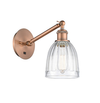 Ballston One Light Wall Sconce in Antique Copper (405|3171WACG442)
