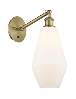 Ballston One Light Wall Sconce in Antique Brass (405|3171WABG6517)