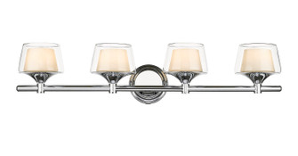 Auralume Four Light Bath Vanity in Polished Chrome (405|3114WPCCLW)