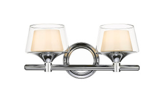 Auralume Two Light Bath Vanity in Polished Chrome (405|3112WPCCLW)