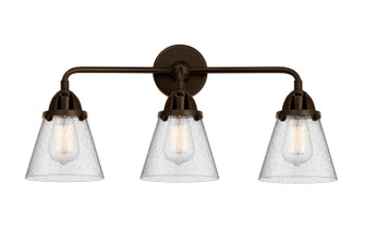 Nouveau 2 Three Light Bath Vanity in Oil Rubbed Bronze (405|2883WOBG64)