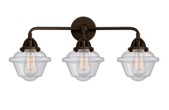 Nouveau 2 Three Light Bath Vanity in Oil Rubbed Bronze (405|2883WOBG534)