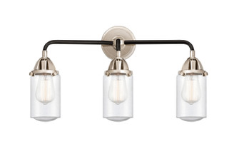 Nouveau 2 Three Light Bath Vanity in Black Polished Nickel (405|2883WBPNG314)