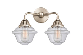 Nouveau 2 Two Light Bath Vanity in Brushed Satin Nickel (405|2882WSNG534)
