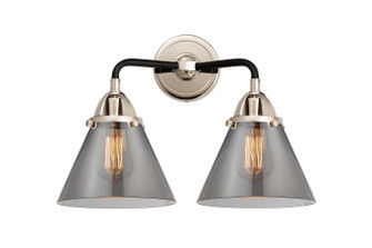 Nouveau 2 Two Light Bath Vanity in Black Polished Nickel (405|2882WBPNG43)