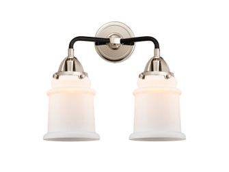 Nouveau 2 Two Light Bath Vanity in Black Polished Nickel (405|2882WBPNG181)