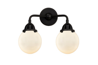 Nouveau 2 LED Bath Vanity in Matte Black (405|2882WBKG2016LED)