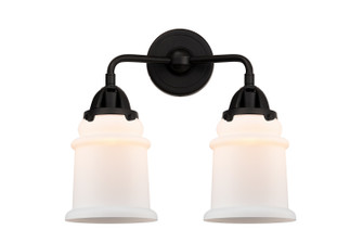 Nouveau 2 Two Light Bath Vanity in Matte Black (405|2882WBKG181)