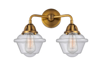 Nouveau 2 Two Light Bath Vanity in Brushed Brass (405|2882WBBG534)