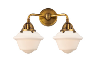 Nouveau 2 Two Light Bath Vanity in Brushed Brass (405|2882WBBG531)