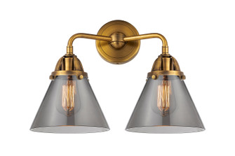 Nouveau 2 Two Light Bath Vanity in Brushed Brass (405|2882WBBG43)