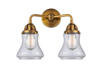 Nouveau 2 Two Light Bath Vanity in Brushed Brass (405|2882WBBG192)