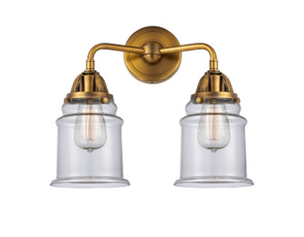 Nouveau 2 Two Light Bath Vanity in Brushed Brass (405|2882WBBG182)