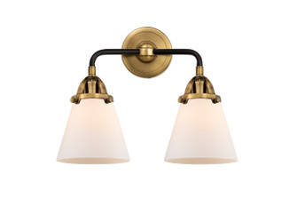 Nouveau 2 Two Light Bath Vanity in Black Antique Brass (405|2882WBABG61)