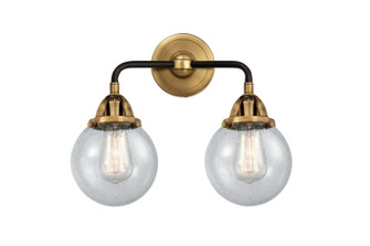 Nouveau 2 LED Bath Vanity in Black Antique Brass (405|2882WBABG2046LED)