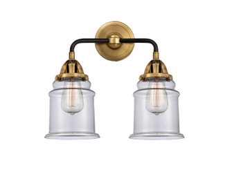 Nouveau 2 Two Light Bath Vanity in Black Antique Brass (405|2882WBABG182)