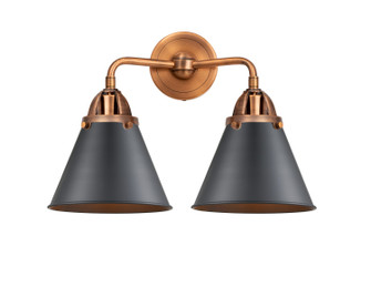 Nouveau 2 Two Light Bath Vanity in Antique Copper (405|2882WACM13BK)