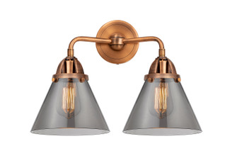 Nouveau 2 Two Light Bath Vanity in Antique Copper (405|2882WACG43)