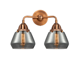 Nouveau 2 LED Bath Vanity in Antique Copper (405|2882WACG173LED)