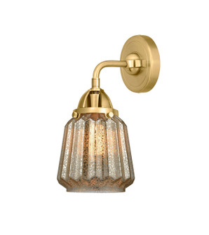 Nouveau 2 One Light Wall Sconce in Satin Gold (405|2881WSGG146)