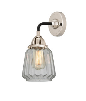 Nouveau 2 One Light Wall Sconce in Black Polished Nickel (405|2881WBPNG142)