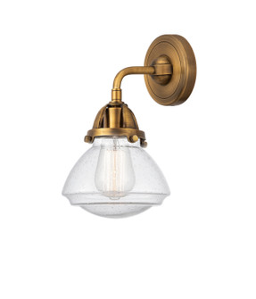 Nouveau 2 One Light Wall Sconce in Brushed Brass (405|2881WBBG324)