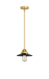 Nouveau 2 One Light Mini Pendant in Satin Gold (405|2881SSGM6BK)