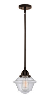 Nouveau 2 One Light Mini Pendant in Oil Rubbed Bronze (405|2881SOBG534)