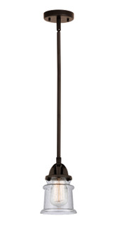 Nouveau 2 One Light Mini Pendant in Oil Rubbed Bronze (405|2881SOBG184S)