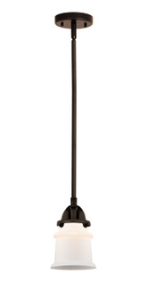 Nouveau 2 One Light Mini Pendant in Oil Rubbed Bronze (405|2881SOBG181S)