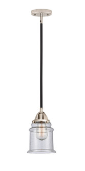 Nouveau 2 One Light Mini Pendant in Black Polished Nickel (405|2881SBPNG184)