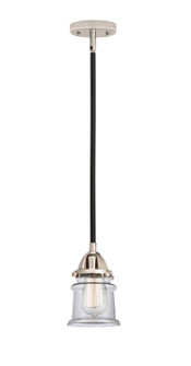 Nouveau 2 LED Mini Pendant in Black Polished Nickel (405|2881SBPNG182SLED)