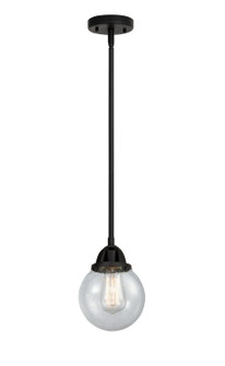 Nouveau 2 LED Mini Pendant in Matte Black (405|2881SBKG2046LED)