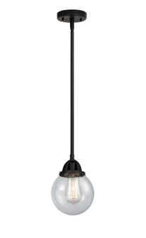 Nouveau 2 One Light Mini Pendant in Matte Black (405|2881SBKG2046)