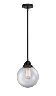 Nouveau 2 LED Mini Pendant in Matte Black (405|2881SBKG2028LED)
