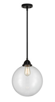 Nouveau 2 LED Mini Pendant in Matte Black (405|2881SBKG20212LED)