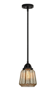 Nouveau 2 LED Mini Pendant in Matte Black (405|2881SBKG146LED)