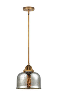 Nouveau 2 LED Mini Pendant in Brushed Brass (405|2881SBBG78LED)