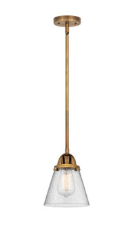 Nouveau 2 LED Mini Pendant in Brushed Brass (405|2881SBBG64LED)