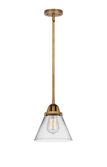 Nouveau 2 LED Mini Pendant in Brushed Brass (405|2881SBBG42LED)