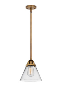 Nouveau 2 One Light Mini Pendant in Brushed Brass (405|2881SBBG42)
